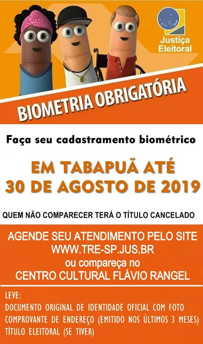 Cadastramento Biométrico