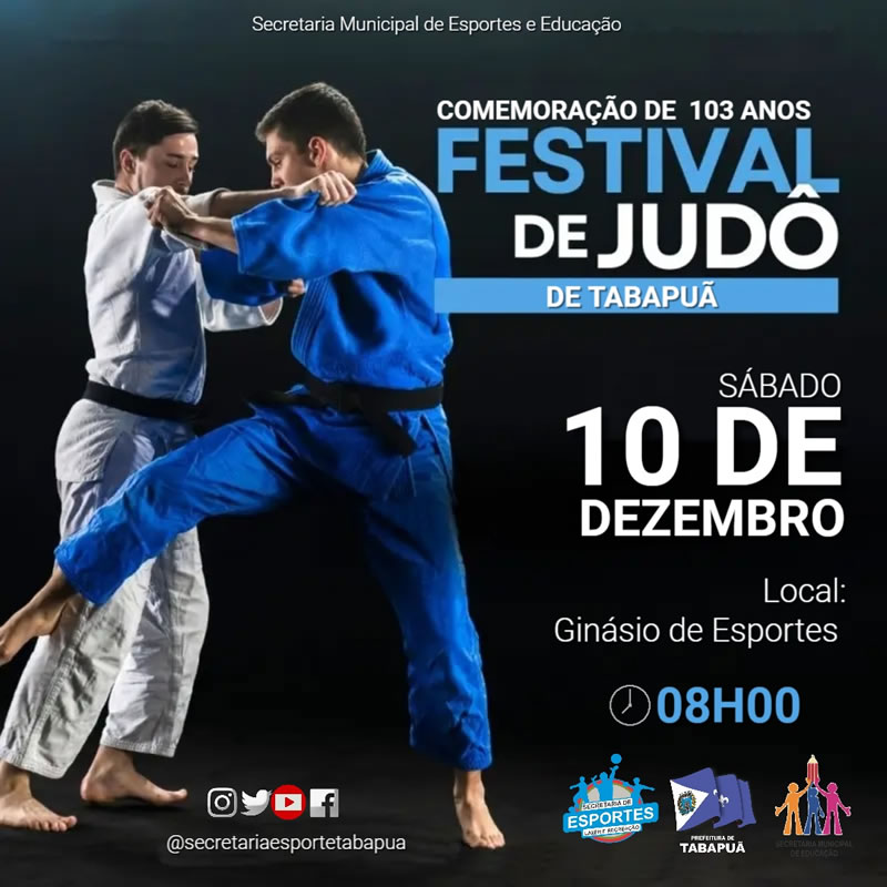 Campeonato de Judô - Tabapuã 103 anos