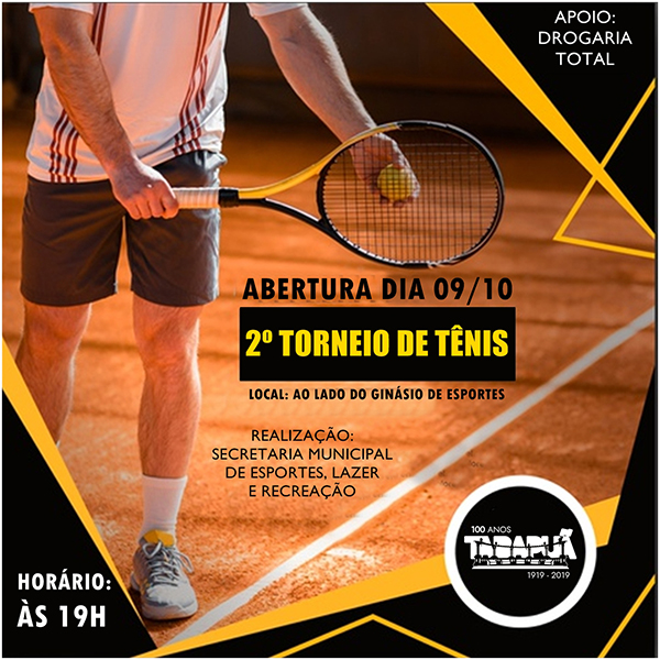 2º Torneio de Tênis vai abrir inscrições na próxima semana – AMPERJ